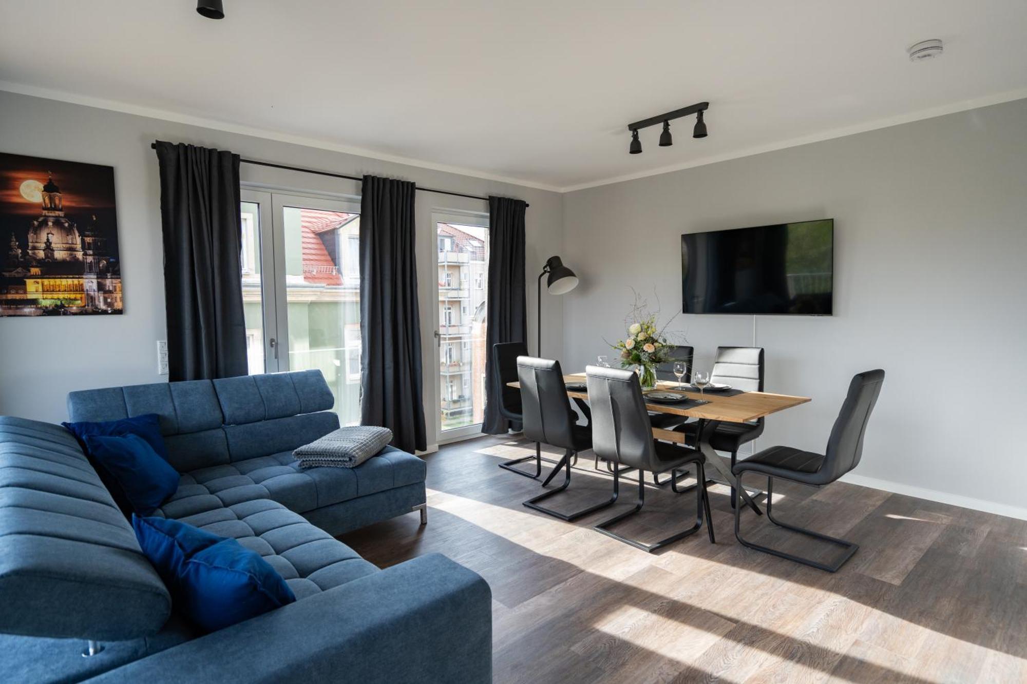 Cozy City Dream Apartment Mit Terrasse Und Parkplatz - 90M² Dresden Exterior photo